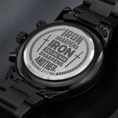 Iron Sharpens Iron (Proverbs 2717) – Men's Watch