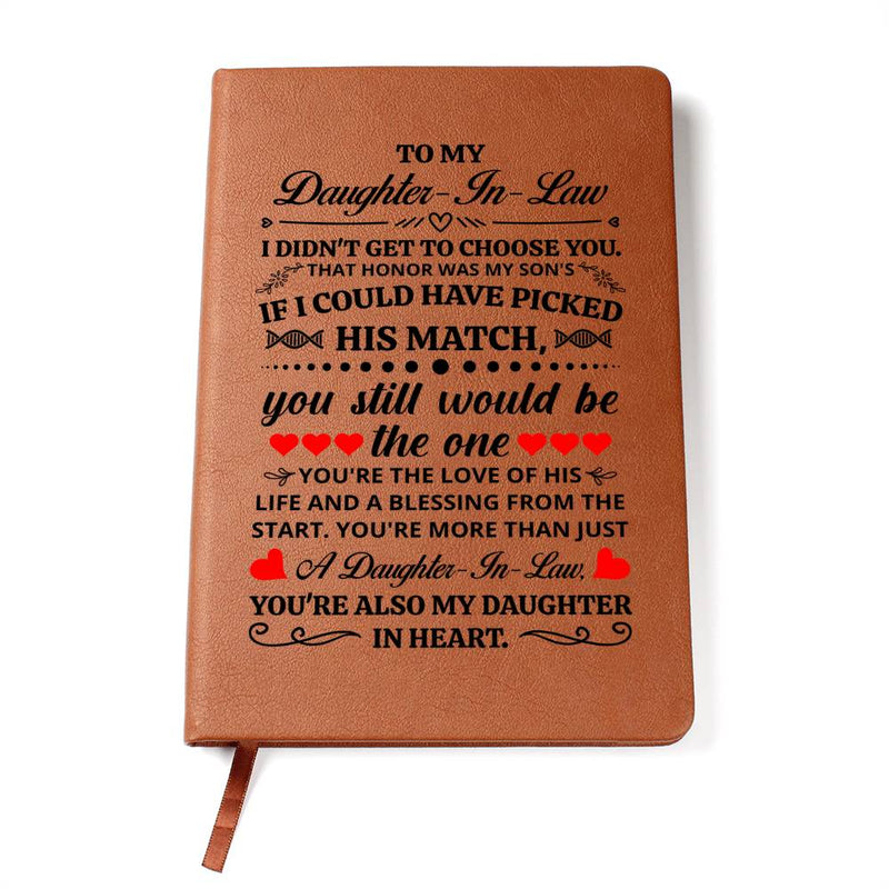 To My Daughter-in-Law Honor – Leather Journal