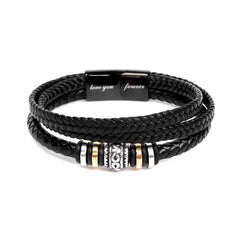 Your Smile - Mens Leather Bracelet